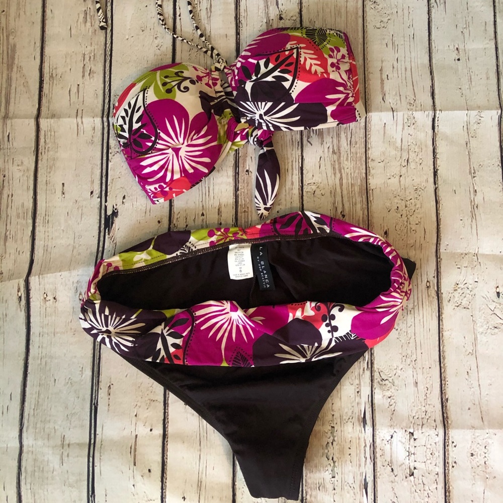 La Blanca 2 Piece Floral Swimsuit